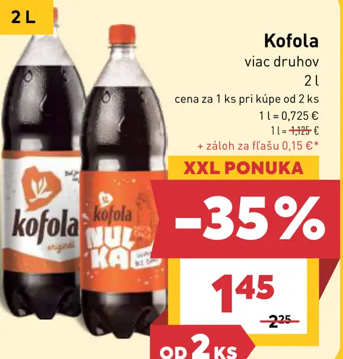 Kofola originál nealkoholický nápoj