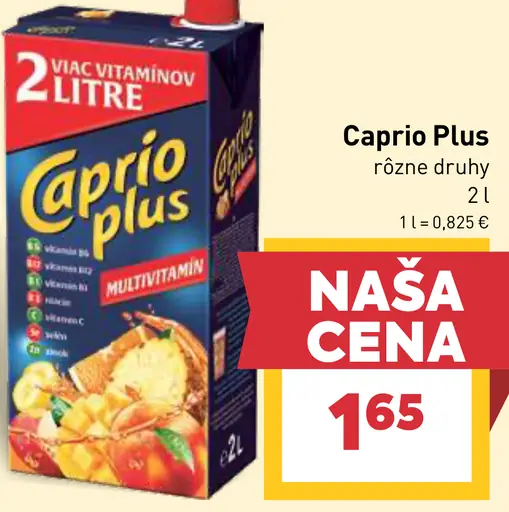 Caprio ovocný nápoj