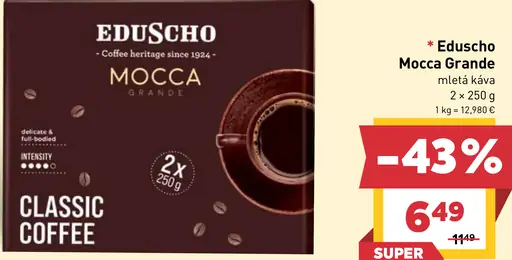 Eduscho Mocca Grande pražená mletá káva