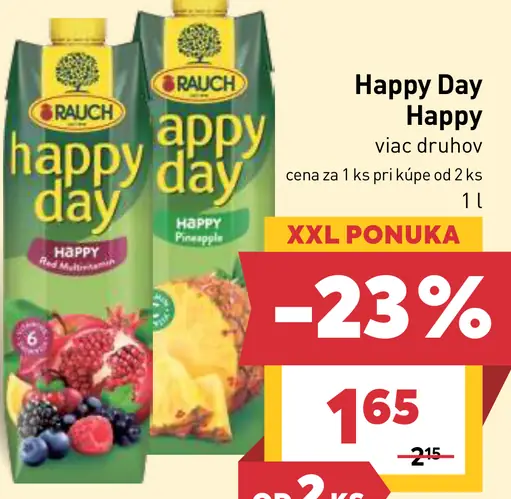Rauch Happy Day ovocný džús