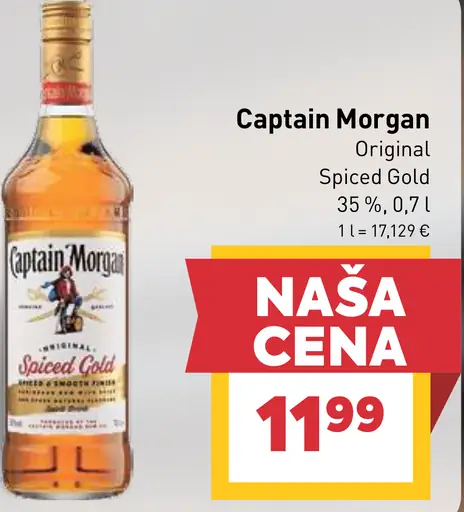 Captain Morgan Spiced Gold rum