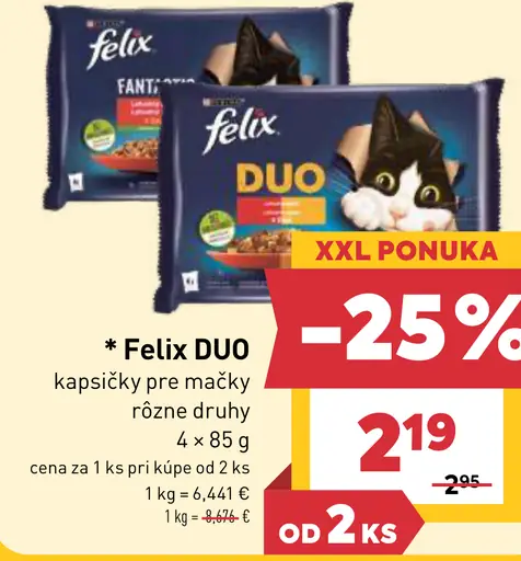 Felix kapsičky pre mačky
