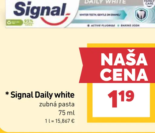 Signal Daily White zubná pasta