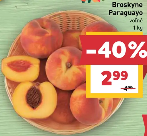 Bon Via broskyne Paraguay voľné