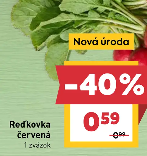 Reďkovka červená zväzok