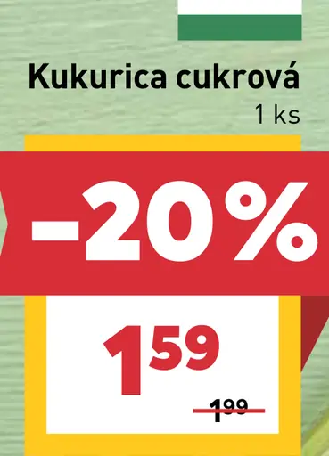Kukurica cukrová klas