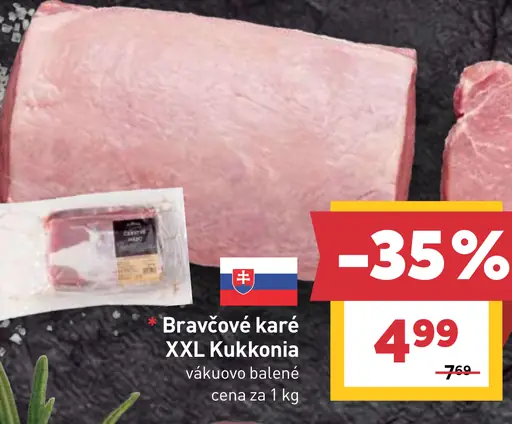Bravčové karé XXL Kukkonia vákuovo balené chladené