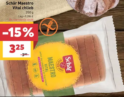 Schär Maestro Vital chlieb