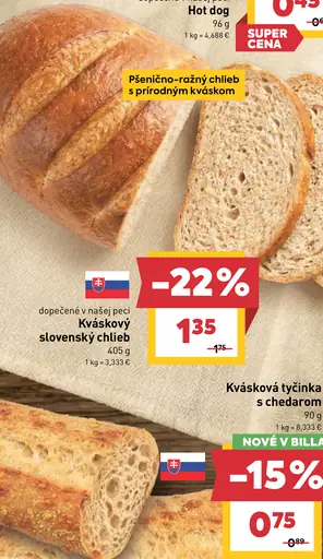 Kváskový slovenský chlieb