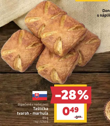 BILLA Taštička tvaroh marhuľa