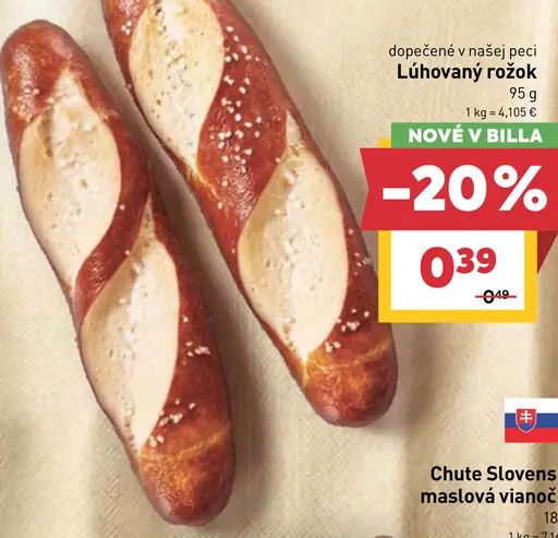 BILLA Lúhovaný rožok