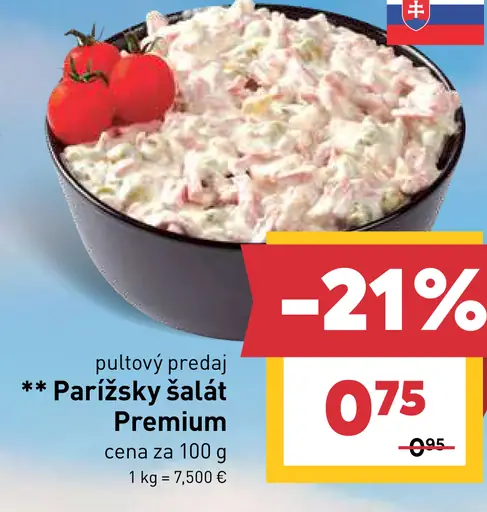 Parížsky šalát Premium