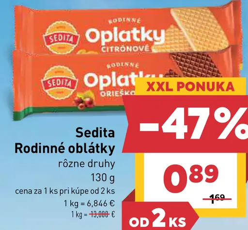 Sedita Rodinné oblátky