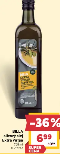 BILLA Olivový olej Extra Virgin
