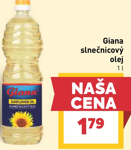 Giana Slnečnicový olej