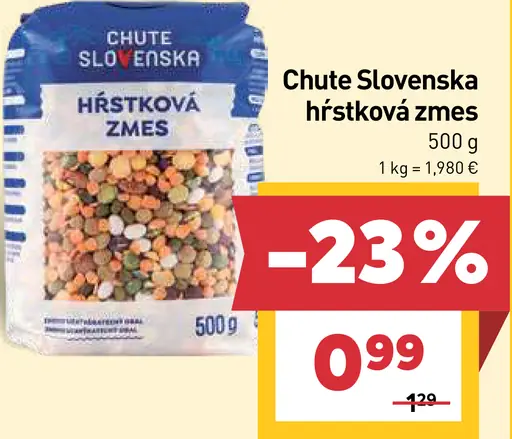 Chute Slovenska hŕstková zmes