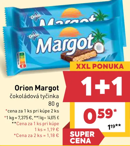 Orion Margot čokoládová tyčinka