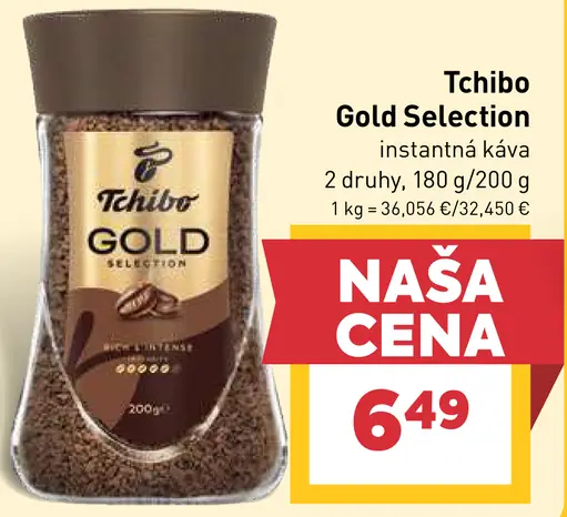 Tchibo Gold Selection instantná káva