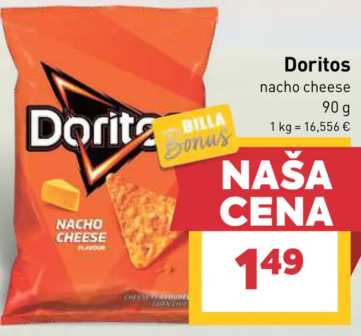 Doritos nacho cheese chips