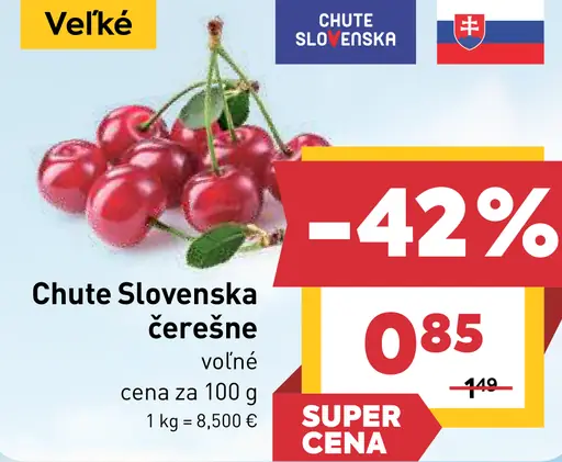 Chute Slovenska čerešne