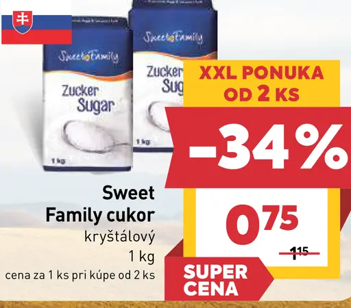 Sweet Family Kryštálový cukor