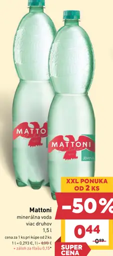 Mattoni Minerálna voda