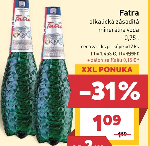 Fatra alkalická zásaditá minerálna voda