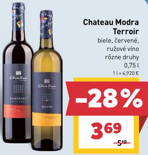 Chateau Modra Terroir víno