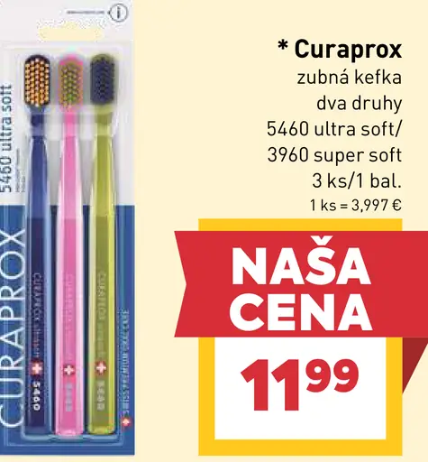 Curaprox zubná kefka