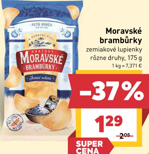 Moravské brambůrky zemiakové lupienky