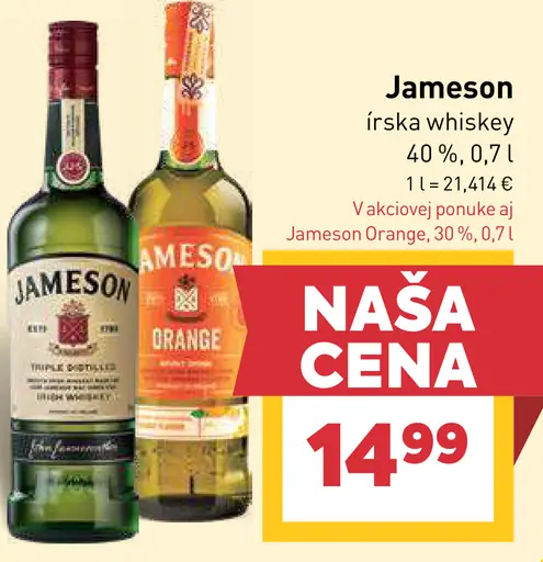 Jameson Irish Whiskey