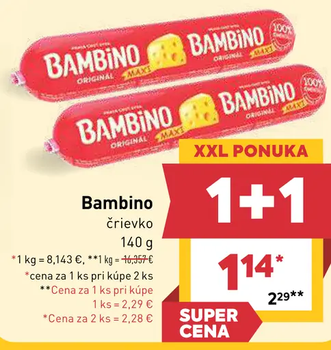Bambino črievko