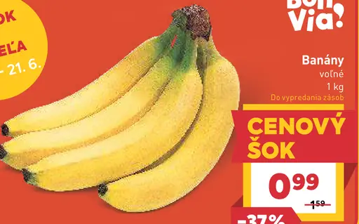 Bon Via banány voľné