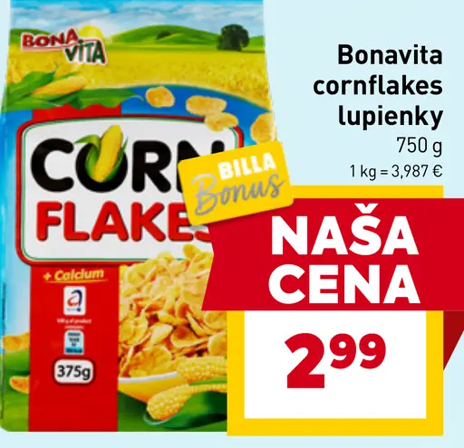 Bonavita cornflakes lupienky
