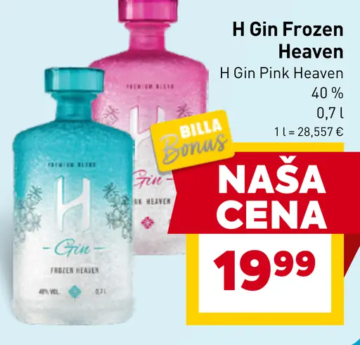 H Gin Frozen Heaven gin