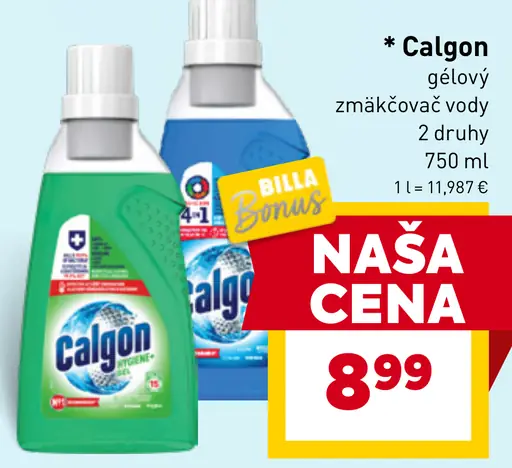 Calgon gélový zmäkčovač vody