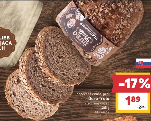 Duro Trulo viaczrnný chlieb