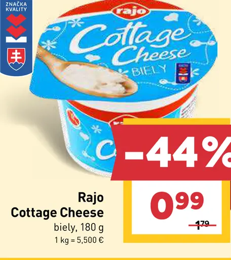 Rajo Cottage Cheese biely