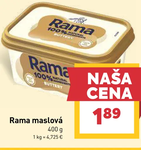 Rama maslová nátierka