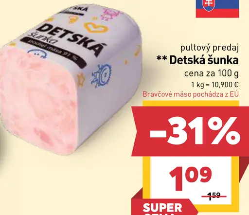 Detská šunka
