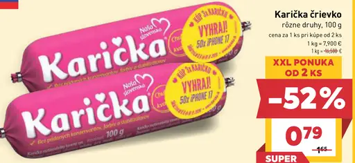 Karička črievko Tavený syr