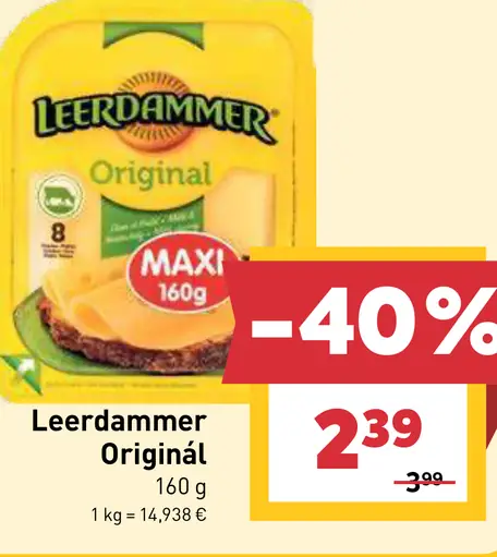 Leerdammer Original roztierateľný tavený syr
