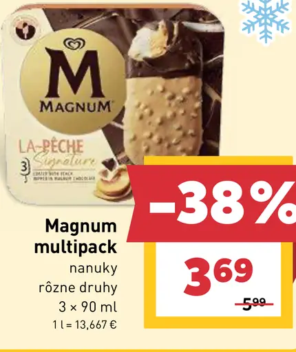 Magnum multipack nanuky rôzne druhy