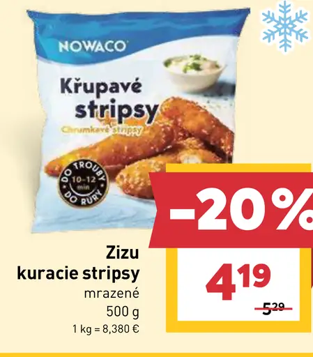 Zizu kuracie stripsy mrazené