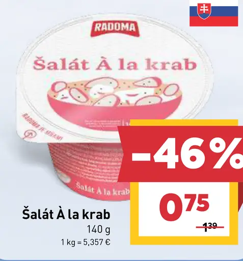 Radoma Šalát à la krab