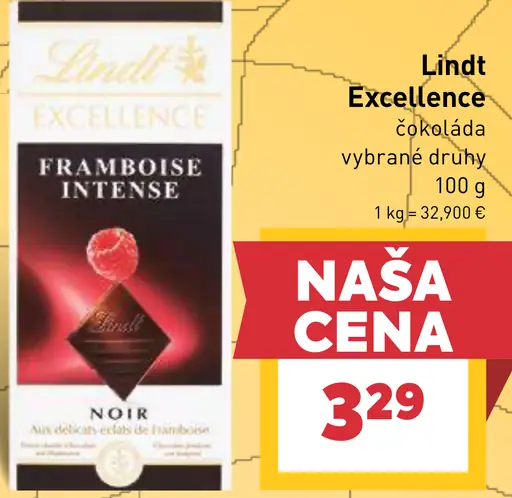 Lindt Excellence čokoláda