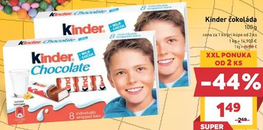 Kinder čokoláda