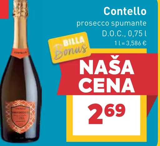 Contello prosecco spumante D.O.C.