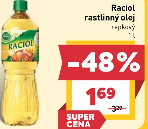 Raciol rastlinný olej