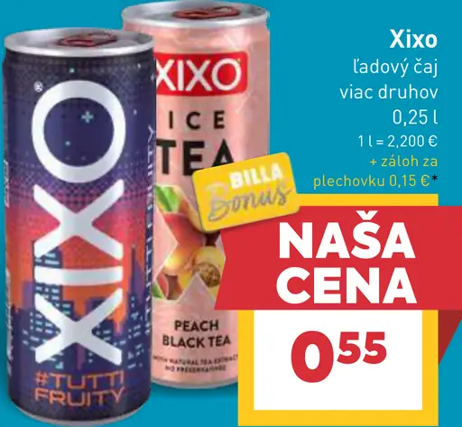 Xixo Ľadový čaj plechovka
